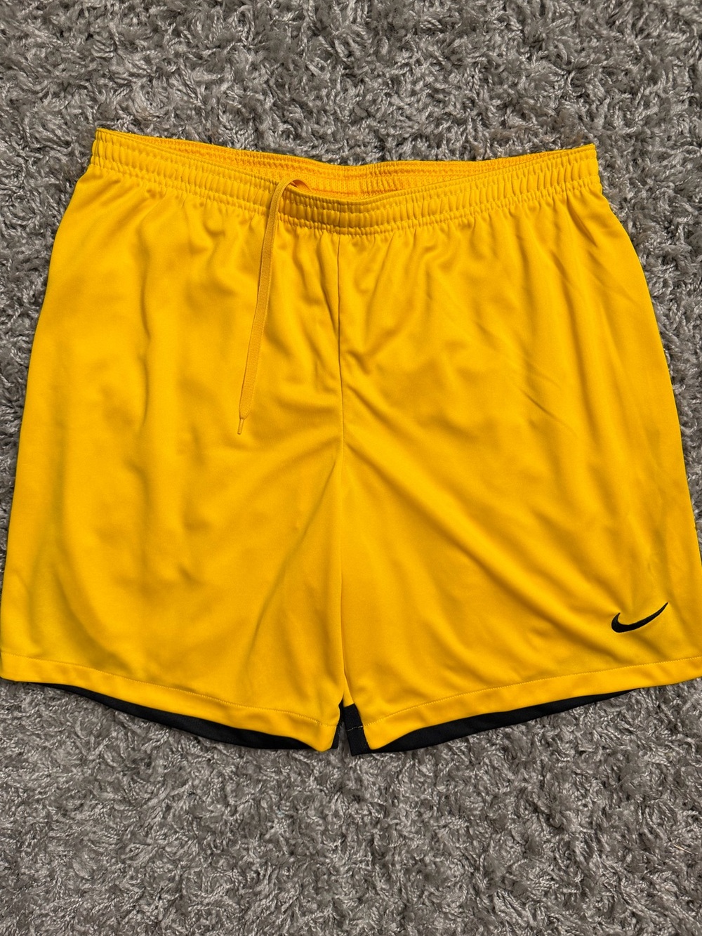Nike Yellow Shorts Slim Fit